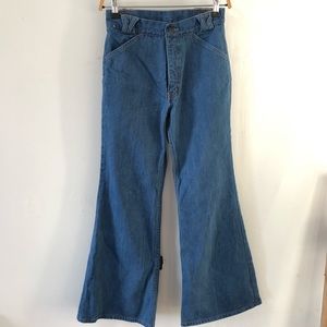 Vintage denim flare jeans